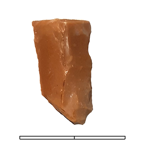 lama, a dorso - Epigravettiano finale (fine Paleolitico superiore)