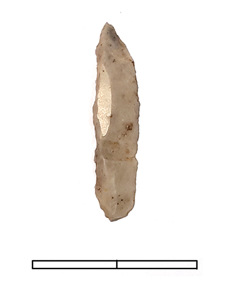 punta, a dorso totale - Epigravettiano finale (fine Paleolitico superiore)