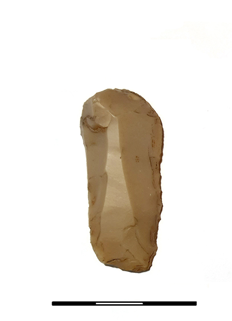 grattatoio, frontale lungo a ritocco laterale - Epigravettiano finale (fine Paleolitico superiore)