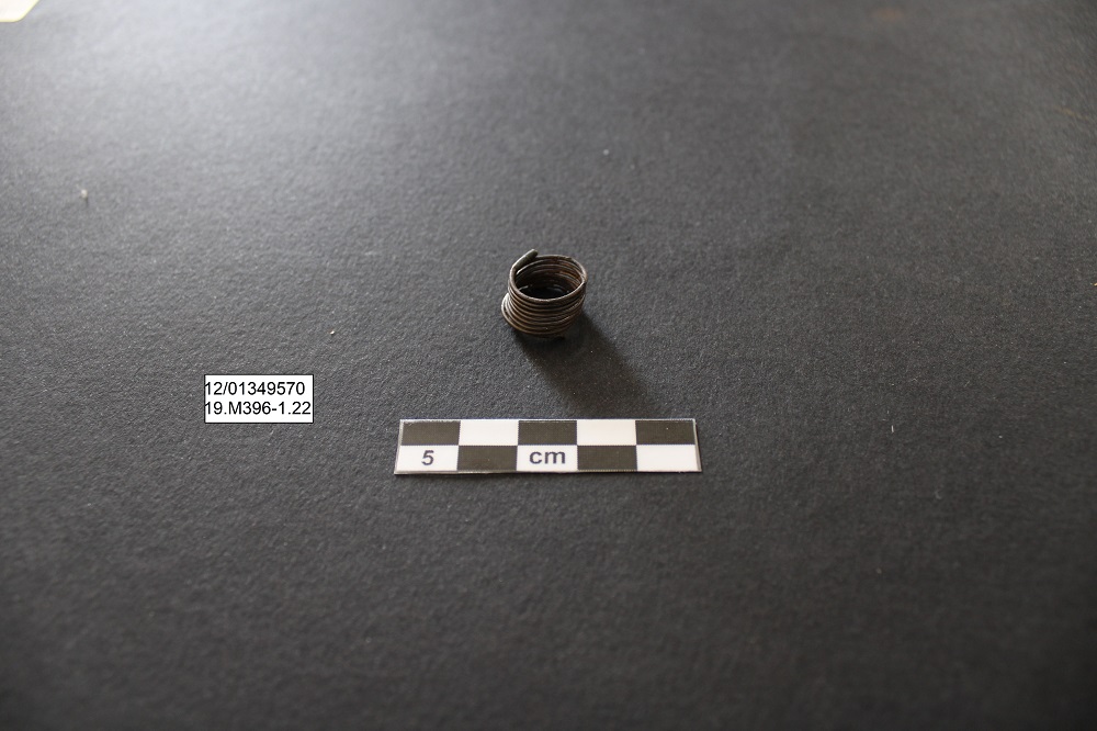 spirale/ fermatrecce - Ambito laziale (PERIODIZZAZIONI/ Protostoria/ Eta' del Ferro)