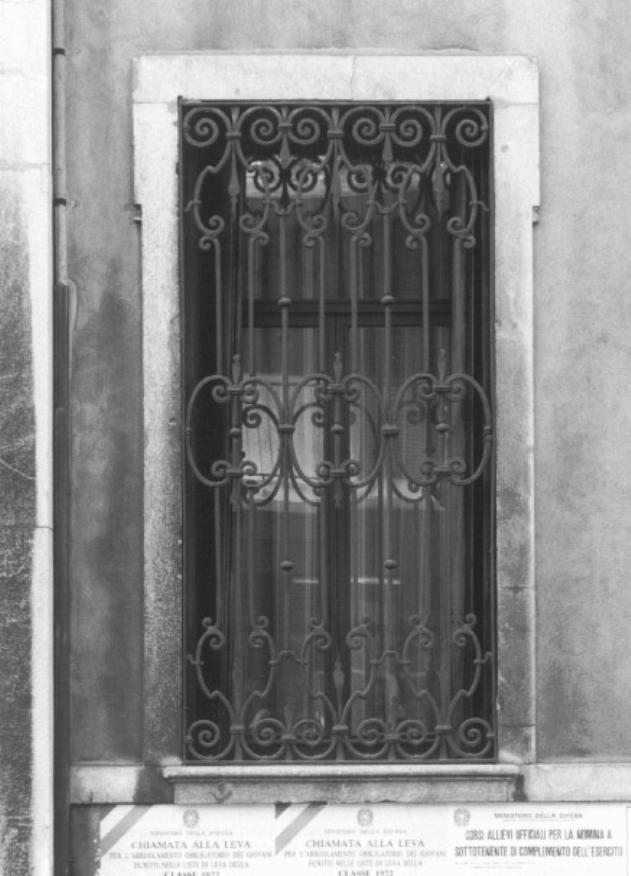 mostra di finestra di Novello Giambattista (attribuito) - ambito veneto (seconda metà XVIII)