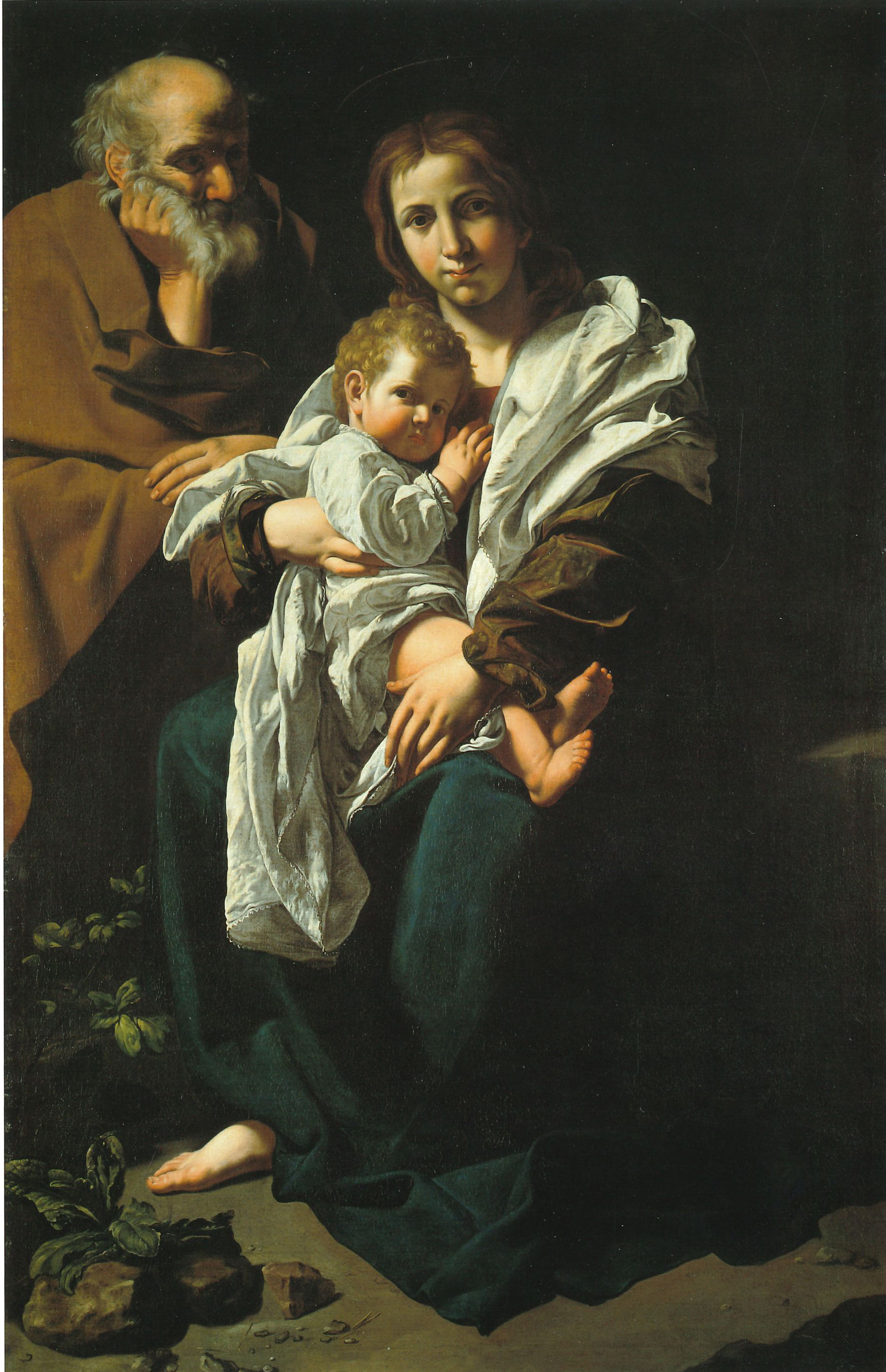 Sacra Famiglia (dipinto) di Cavarozzi Bartolomeo (attribuito) (inizio XVII)