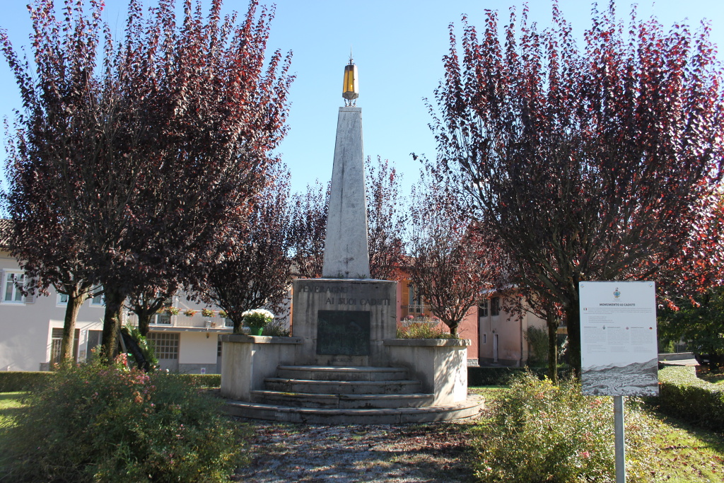 monumento ai caduti, a obelisco, Monumento ai caduti di tutte le guerre - ambito piemontese (XX)