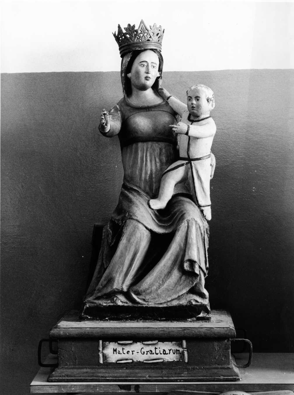 Madonna con Bambino (statua processionale) - bottega molisana (sec. XIX)