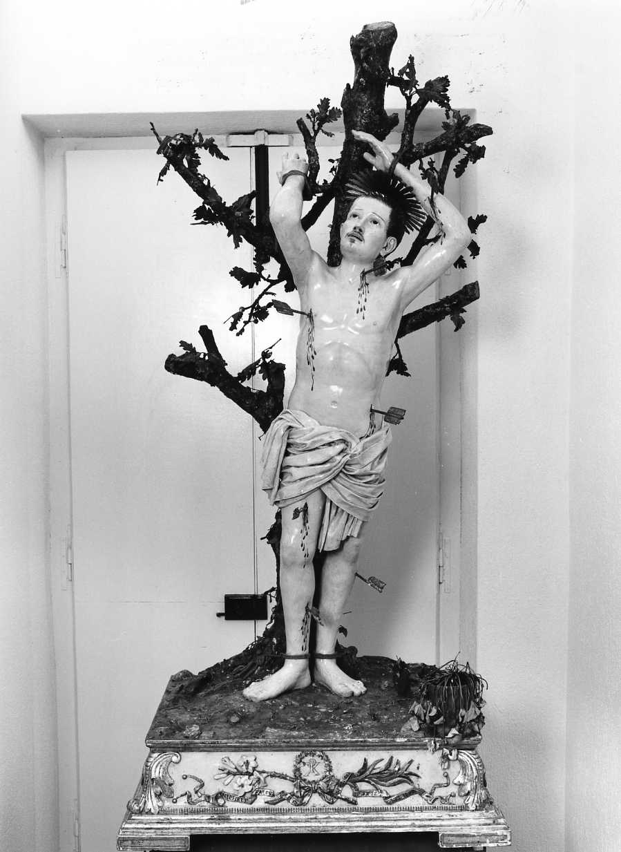 San Sebastiano (statua) di Falcucci Michele (attribuito) (sec. XIX)