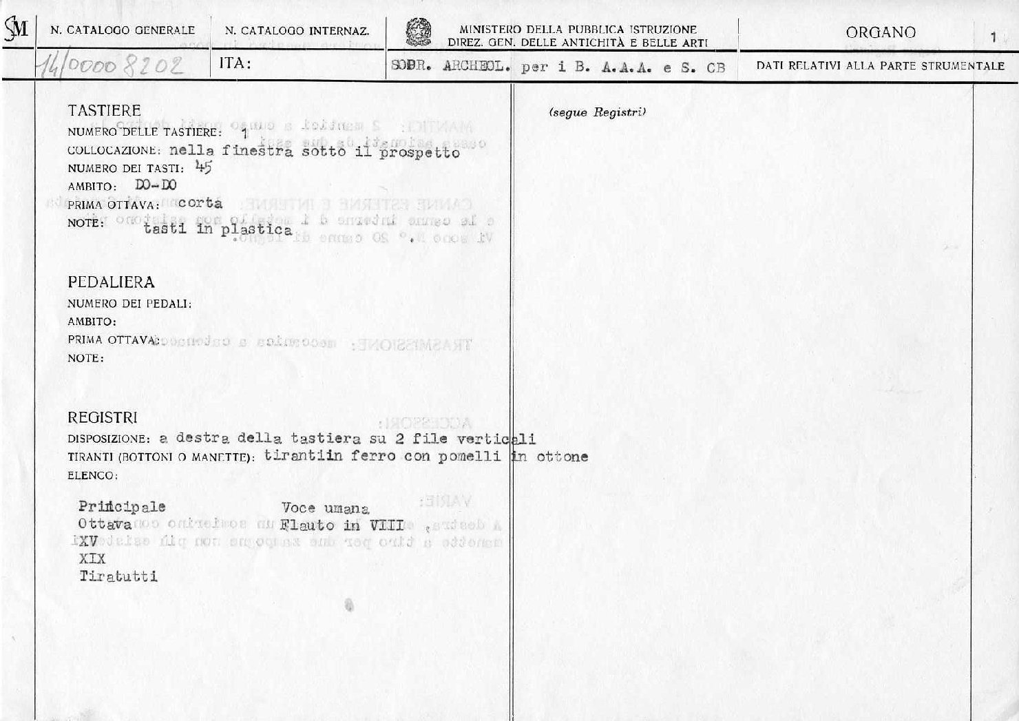 organo di Favorito Elia (fine sec. XIX)