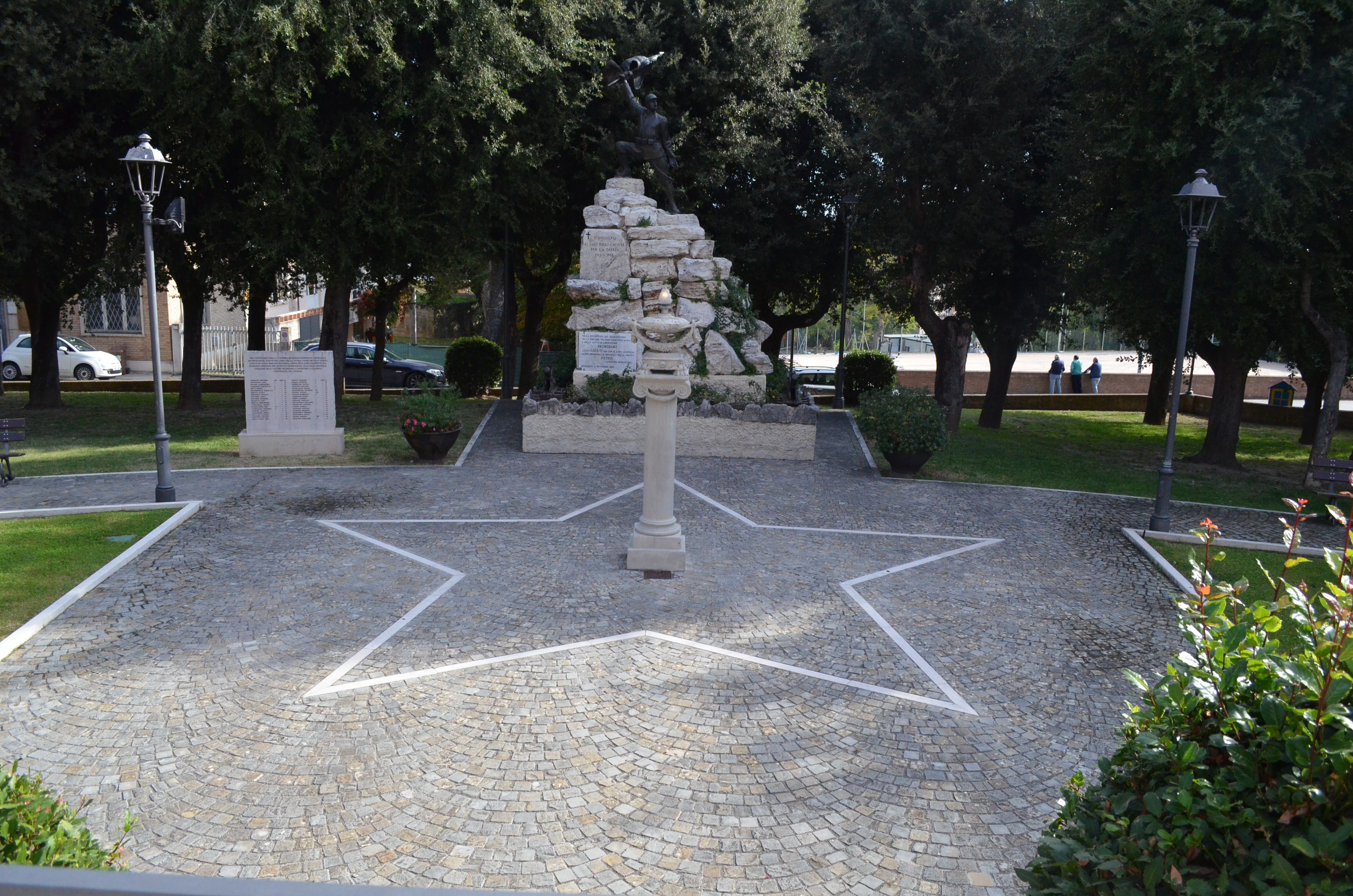 parco, commemorativo/ ai caduti della prima guerra mondiale, Parco della Rimembranza di Mondolfo di Tomagnini Torquato - architettura del Ventennio (XX)