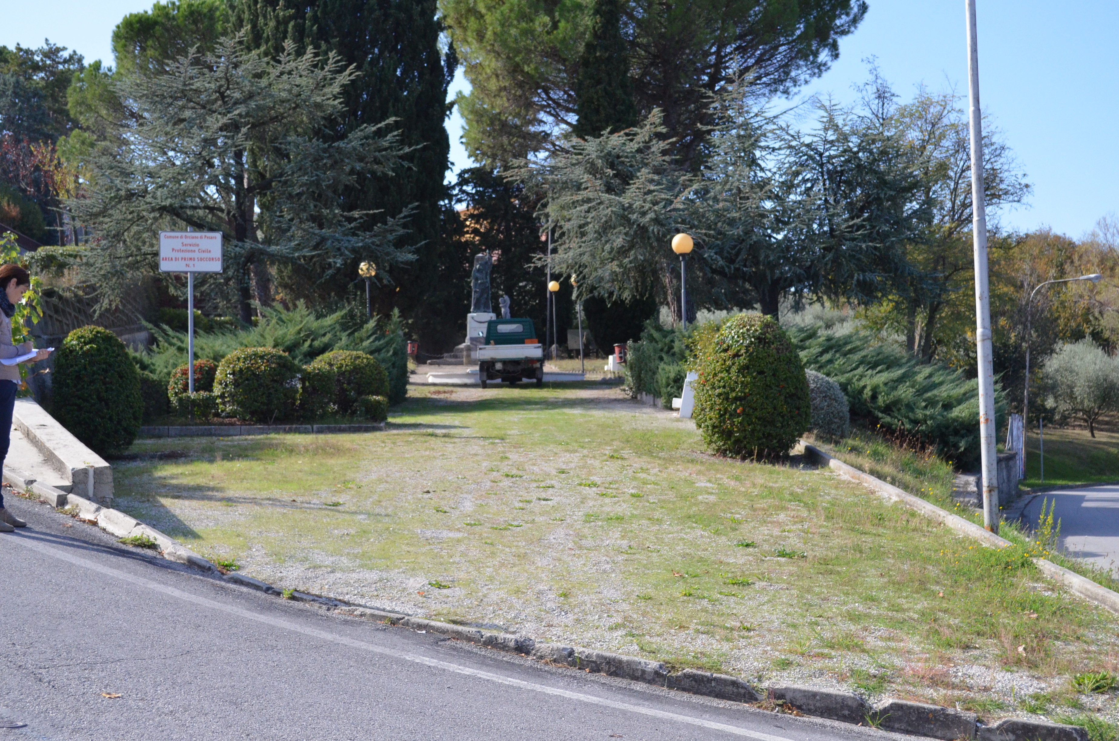 parco, commemorativo ai caduti della prima e seconda guerra mondiale, Parco della Rimembranza di Orciano di Pesaro - maestranze locali (XX)