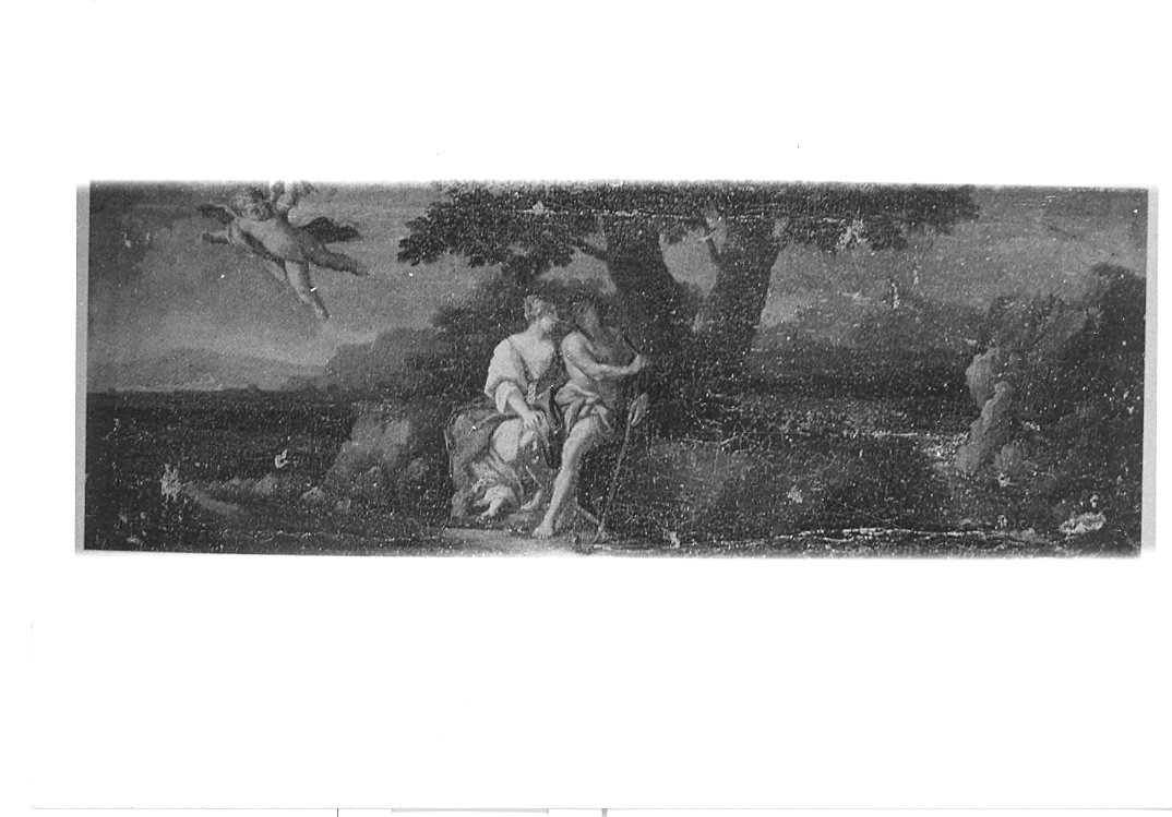 paesaggio con figure (dipinto) di De Matteis Paolo (sec. XVII)