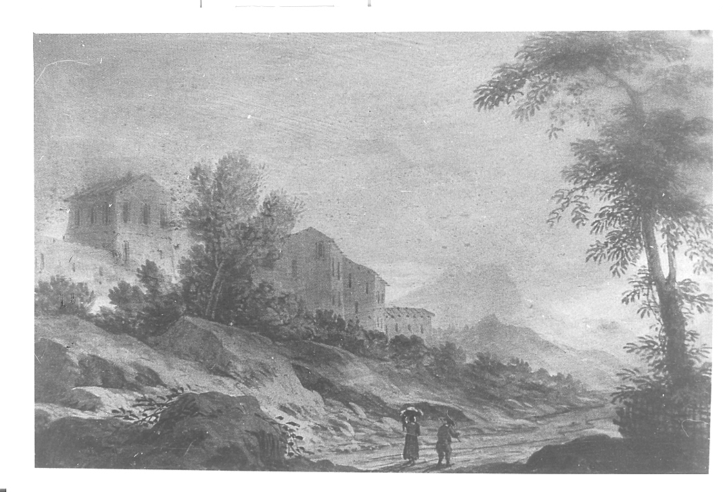 paesaggio (dipinto) di De Marchis Alessio (sec. XVII)