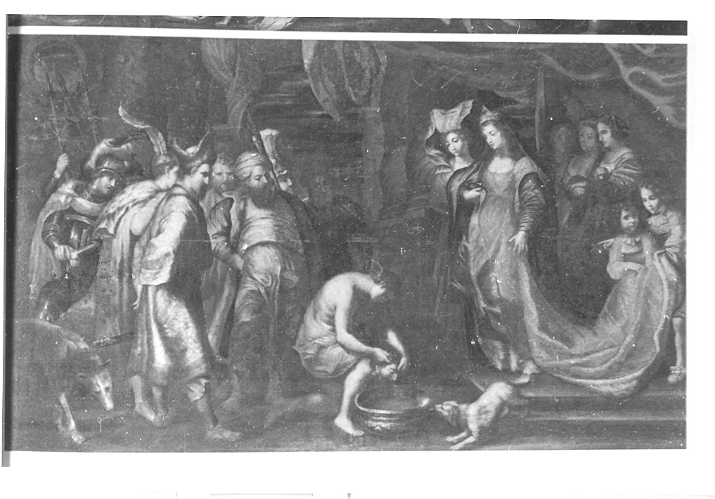regina Tomira e la testa di Ciro (dipinto) di Miradori Luigi detto Genovesino (sec. XVII)