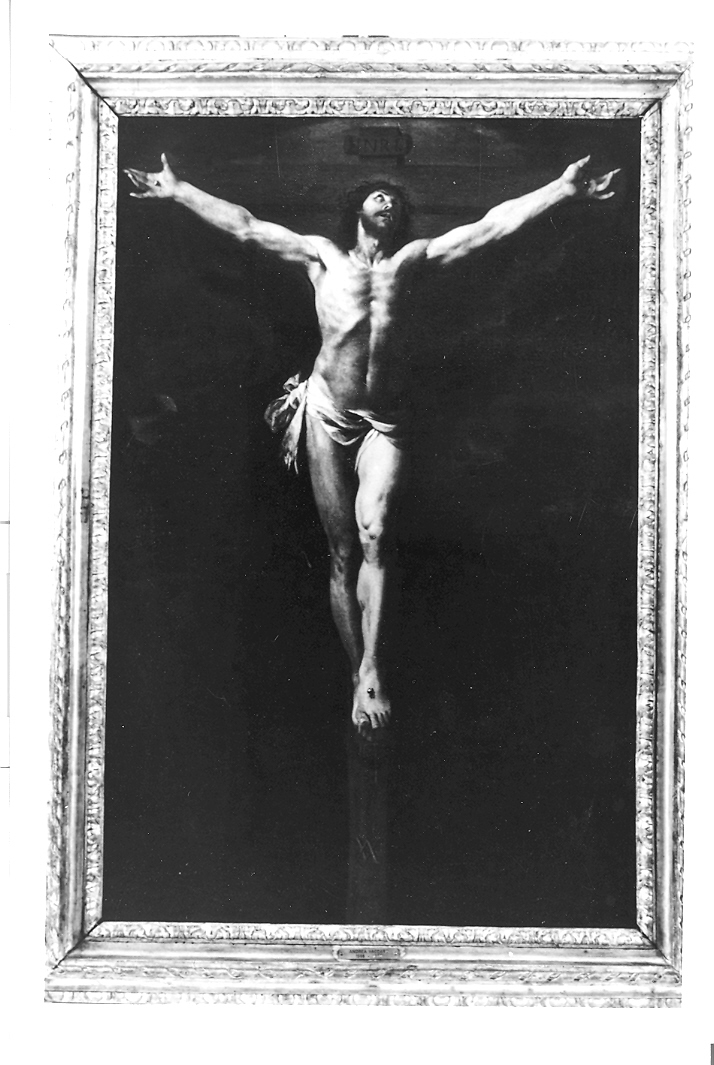 Cristo crocifisso (dipinto) di Vaccaro Andrea (sec. XVII)