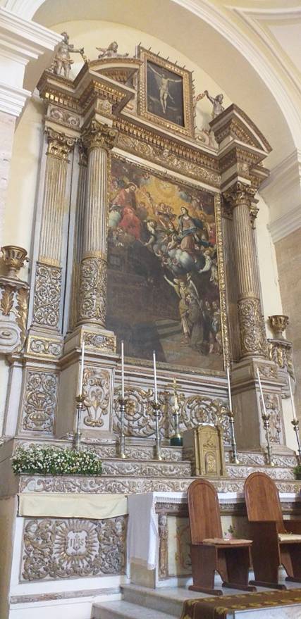 altare - a edicola, opera isolata - ambito Italia meridionale (seconda metà XVII)