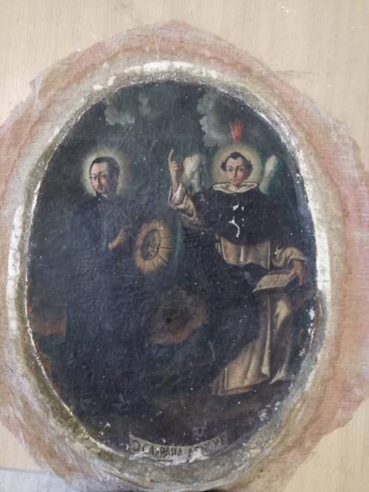 S. Ignazio e S. Vincenzo Ferrer, Santi (dipinto, opera isolata) - ambito calabrese (seconda metà XVIII)