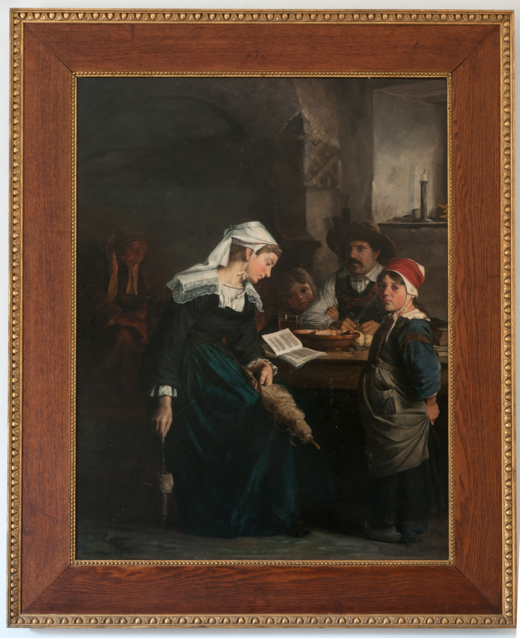 ritratto di famiglia (dipinto, opera isolata) di Koefoed, Hans Christian (attribuito) (XIX)