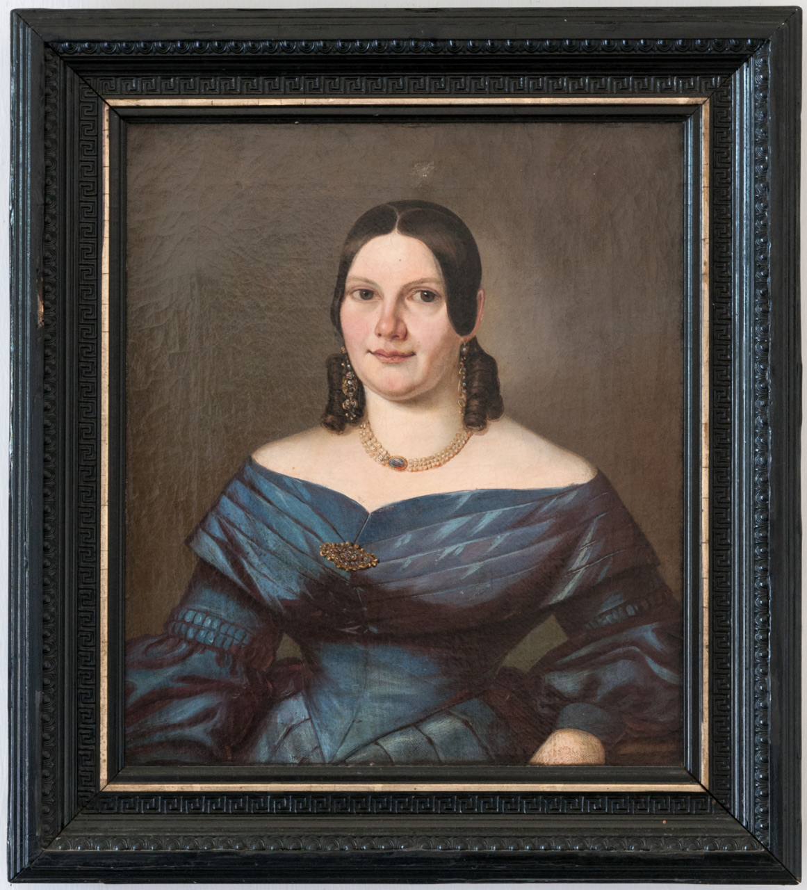 ritratto di nobildonna (dipinto, opera isolata) di Ignoto (attribuito) - ambito europeo (seconda metà XIX)