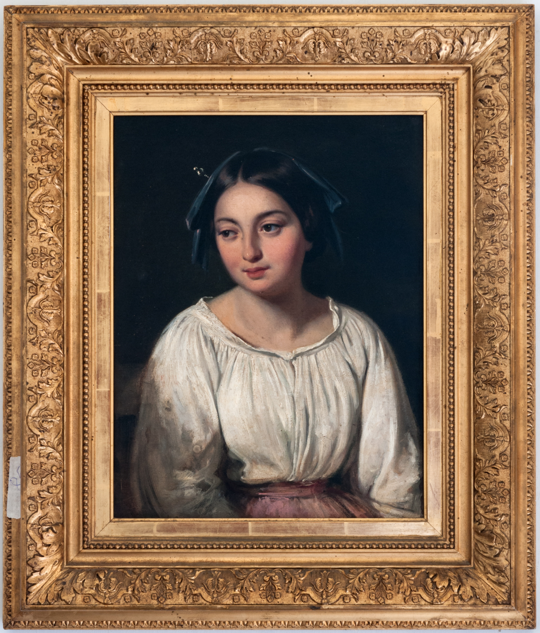 ritratto di popolana (dipinto, opera isolata) di Marstrand, Nicolai Wilhelm (attribuito) - ambito Europa settentrionale (XIX)