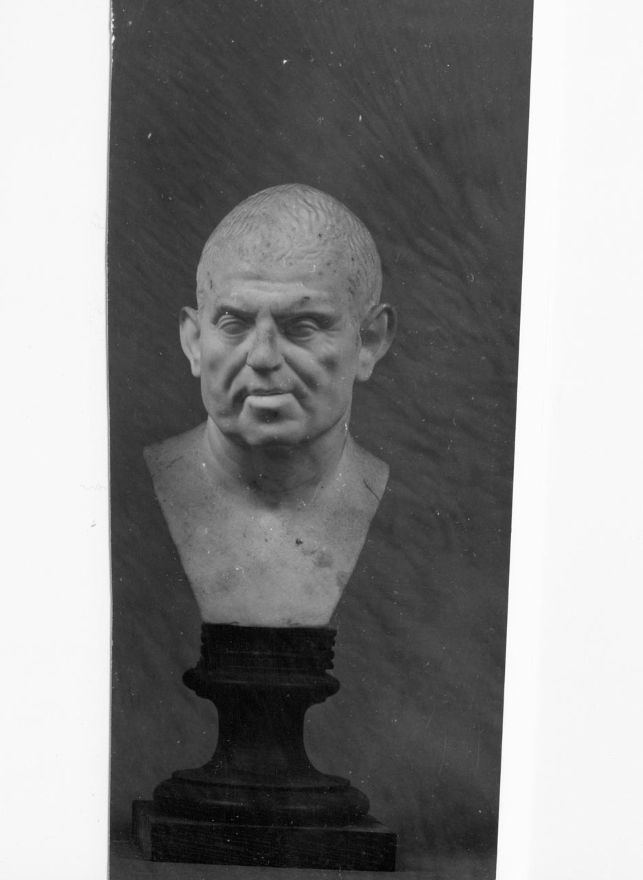 busto ritratto maschile (busto) di Filippo Tagliolini - manifattura Reale Fabbrica di Napoli (XVIII)