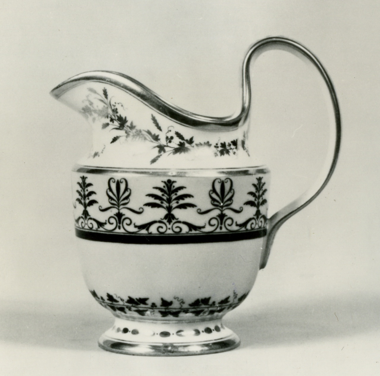 lattiera - manifattura di Doccia (?) (XIX)