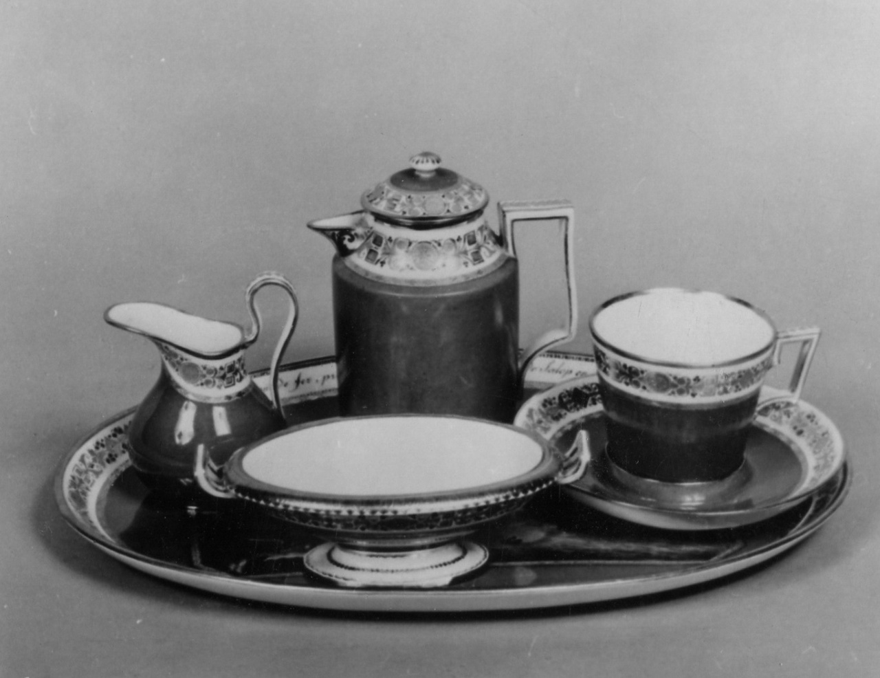 servizio da caffè, insieme - Manifattura Imperiale di porcellane, Vienna, manifattura di Doccia (XIX)
