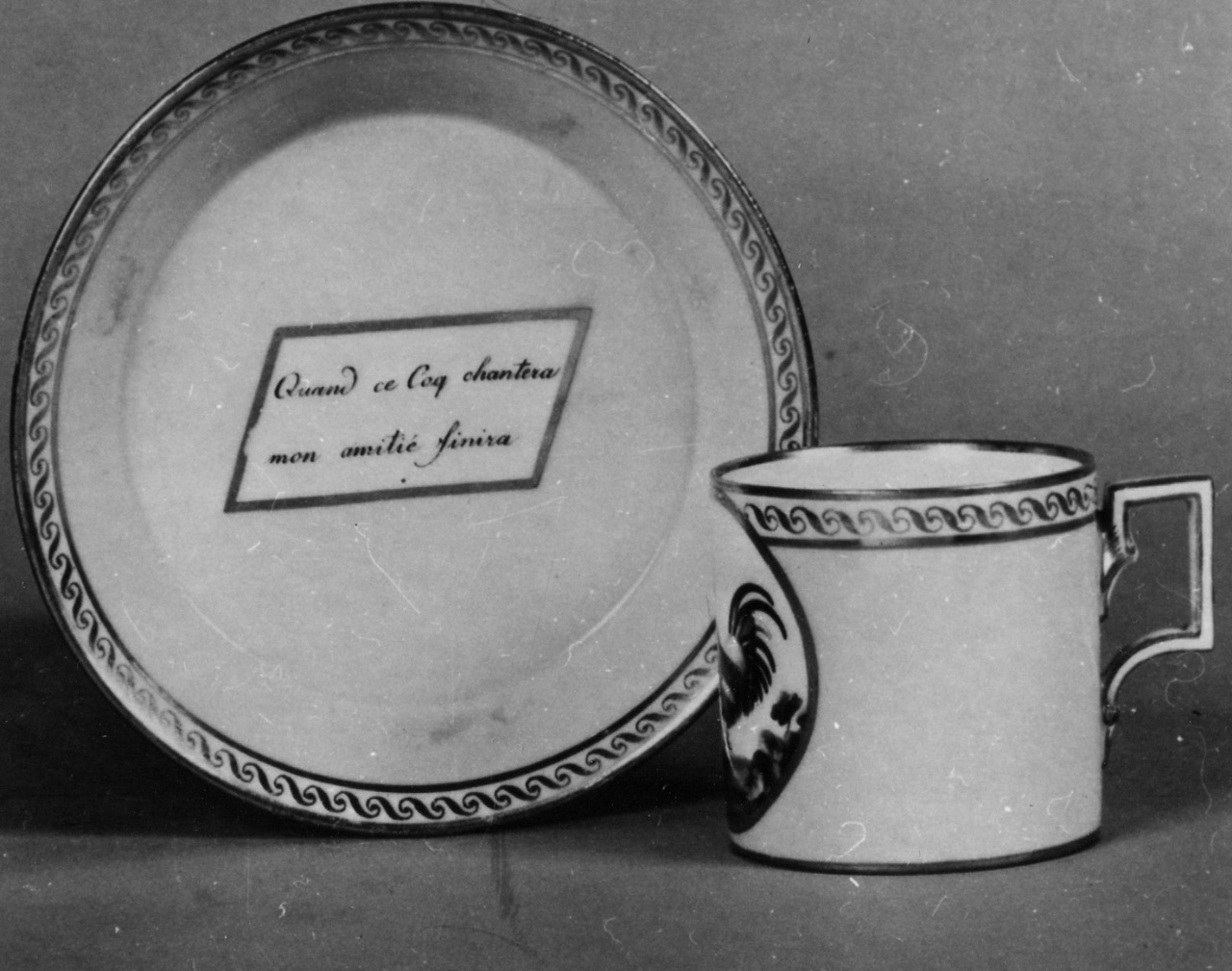 piattino, serie - Manifattura Imperiale di porcellane, Vienna, manifattura di Doccia (XIX, XIX)