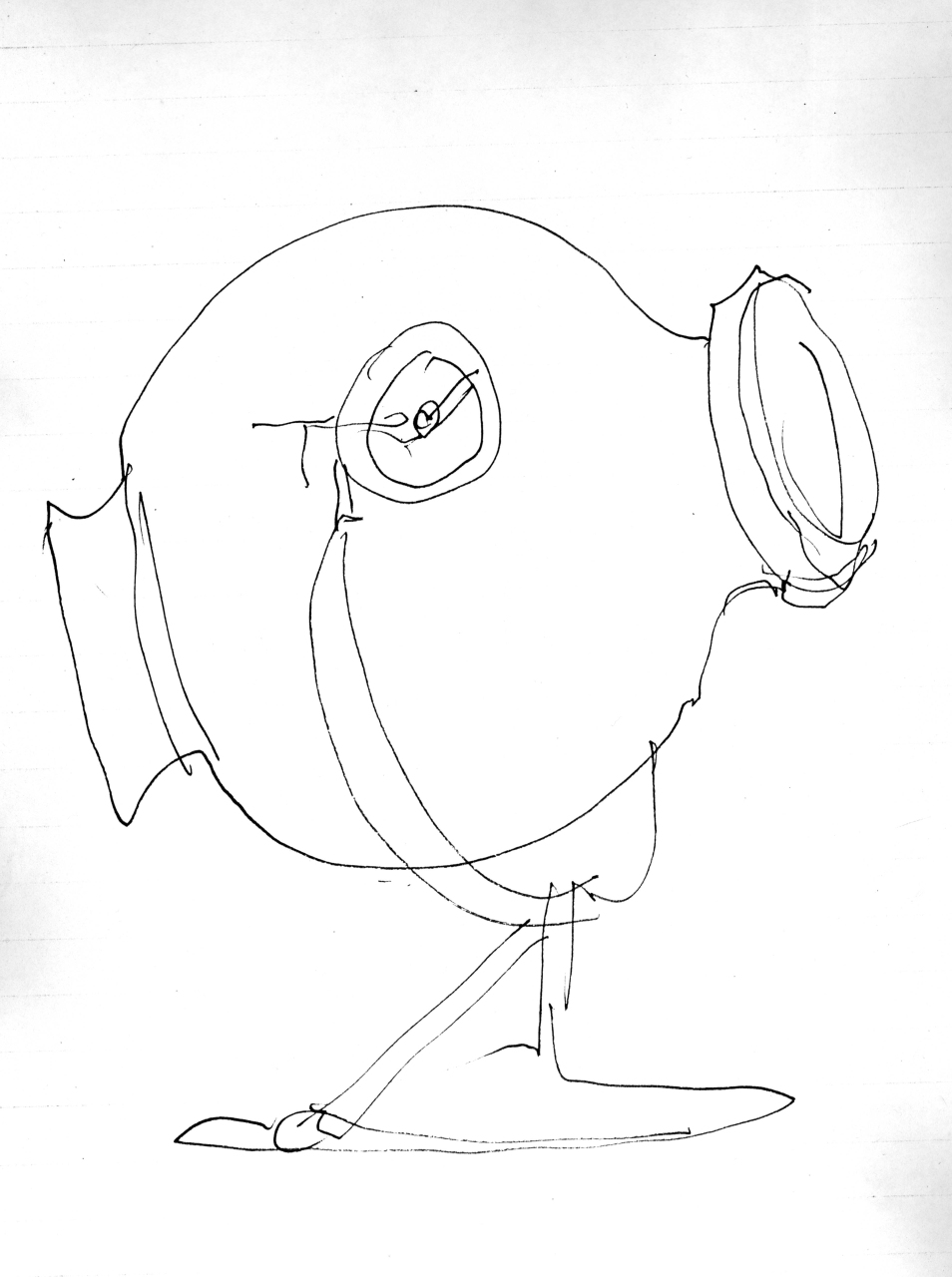 attrezzeria di scena (disegno) di Fo, Dario (XX)