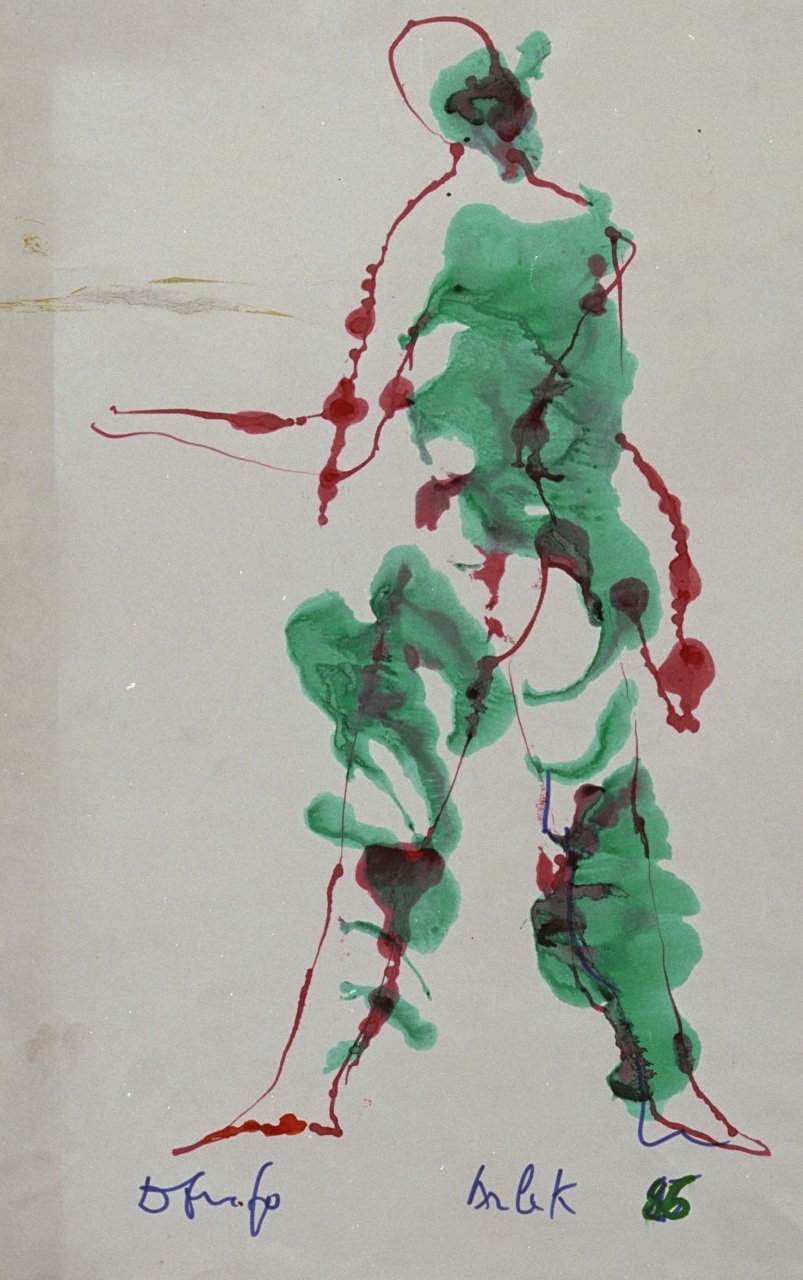 figura femminile (disegno) di Fo, Dario (XX)