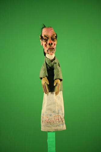 uomo in fattezze e costume orientali (burattino) di Ferrari, Giordano, Fo, Dario (XX)