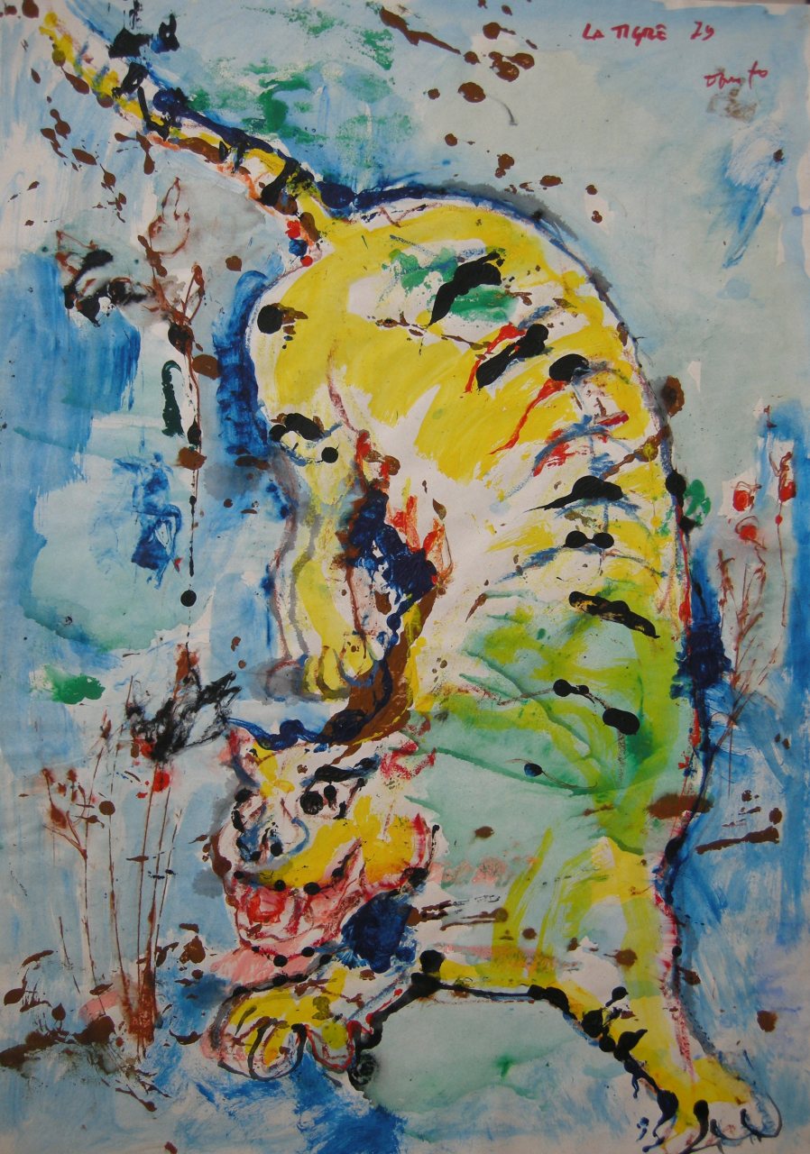 La Tigre, tigre (dipinto) di Fo, Dario (XX)