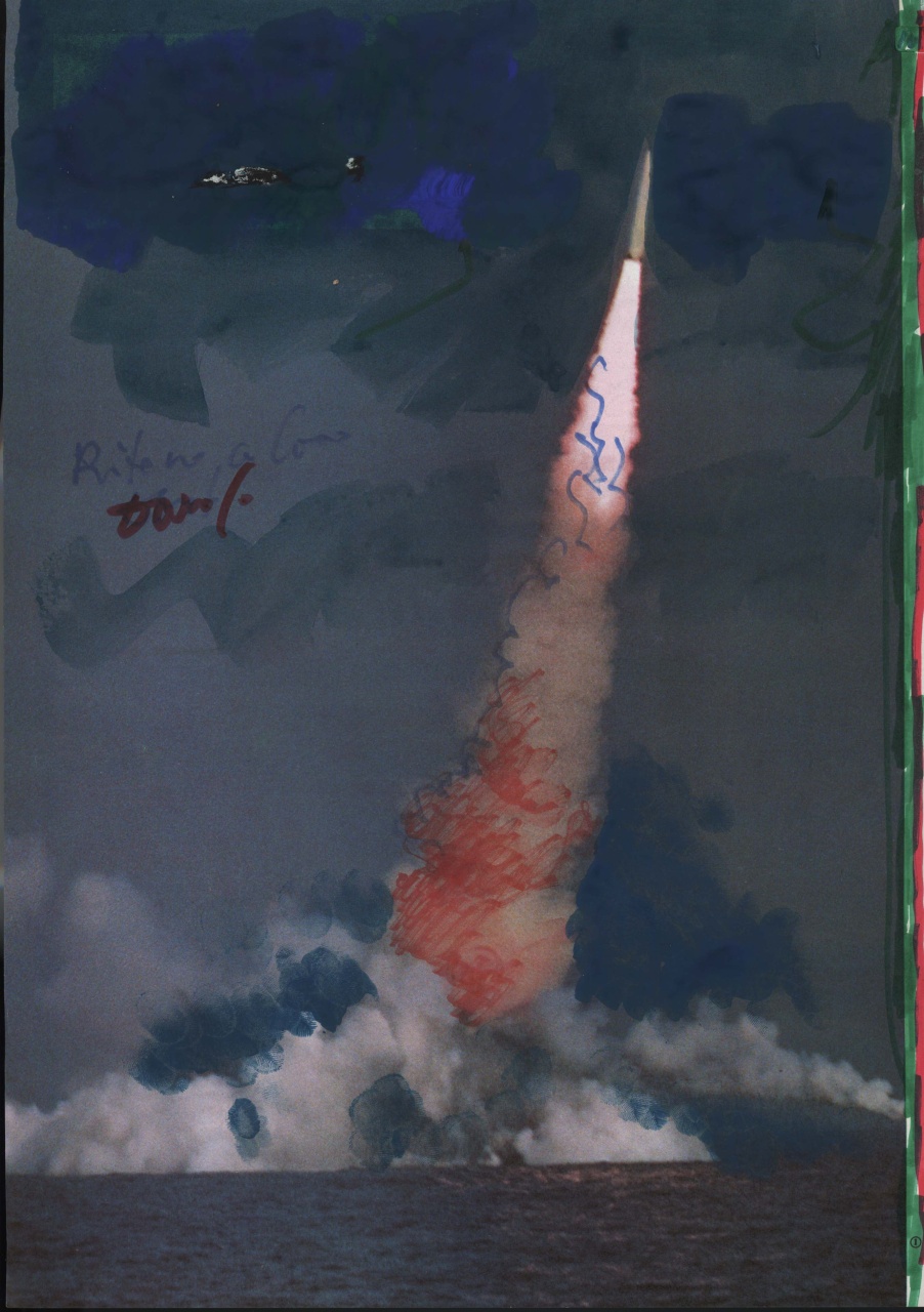missile (dipinto) di Fo, Dario (XX)