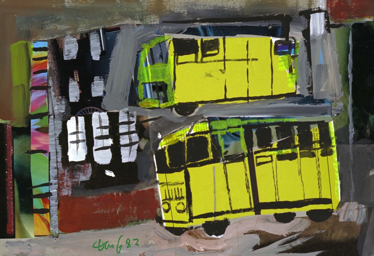 autobus (collage) di Fo, Dario (XX)