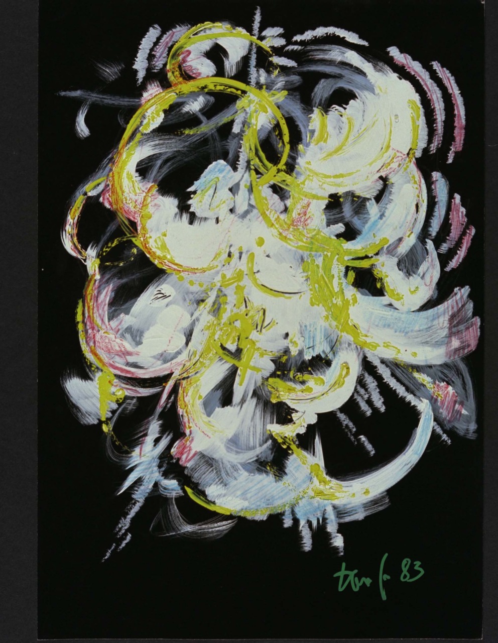 composizione di colore astratta (dipinto) di Fo, Dario (XX)