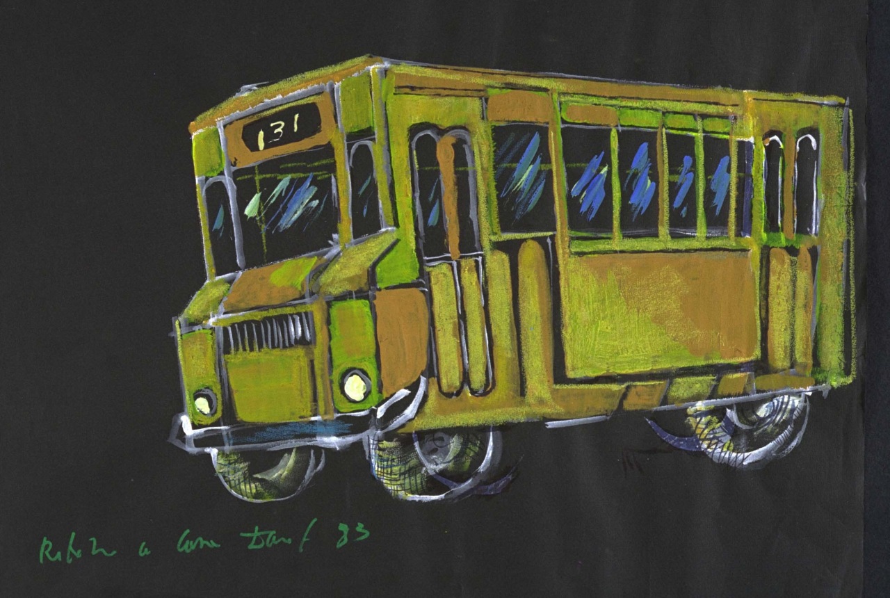 autobus (dipinto) di Fo, Dario (XX)