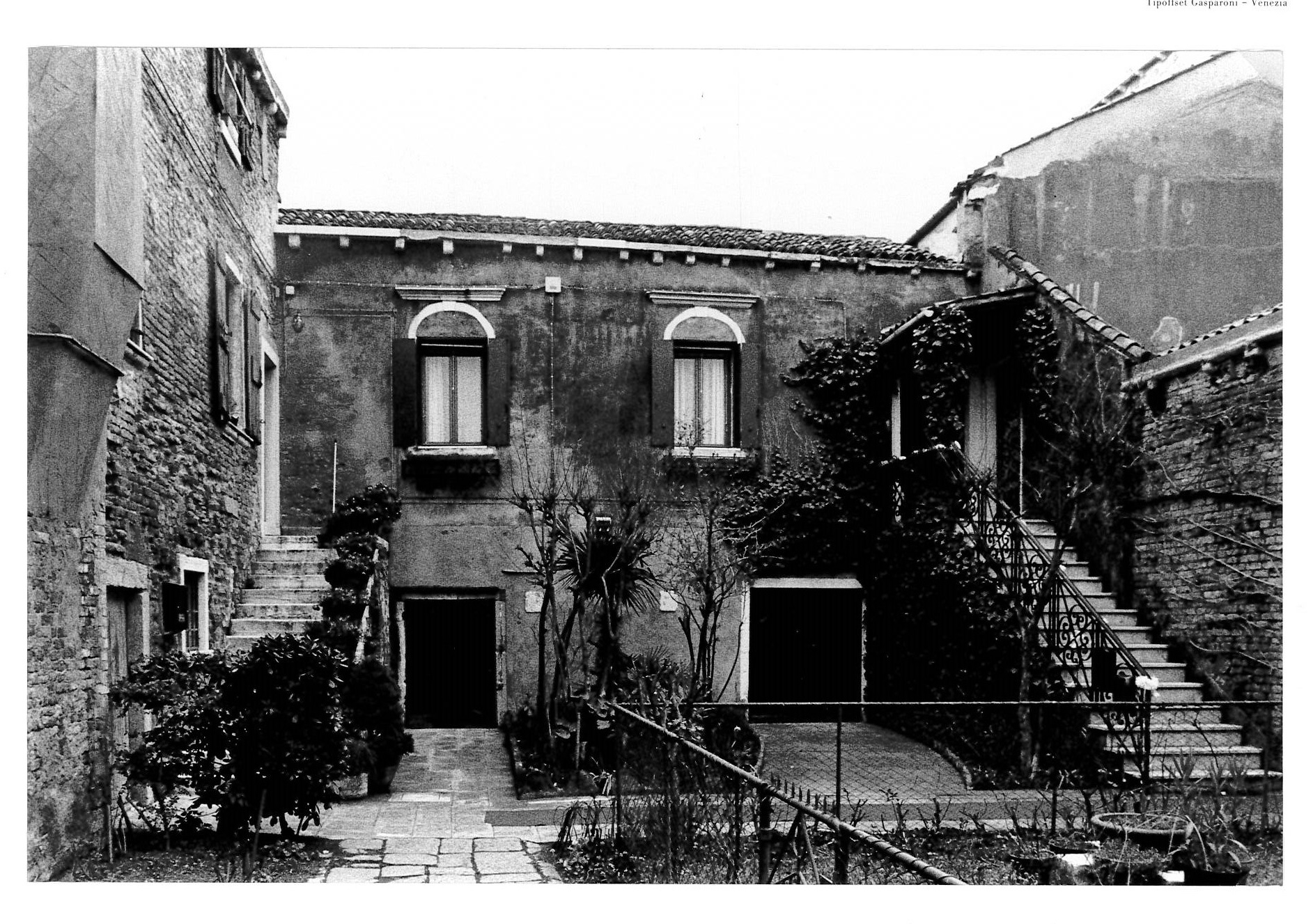 [Casa a corte in Fondamenta S. Giovanni Battista, 25, 26] (casa, a corte, privata) - Venezia (VE)  (XIX)