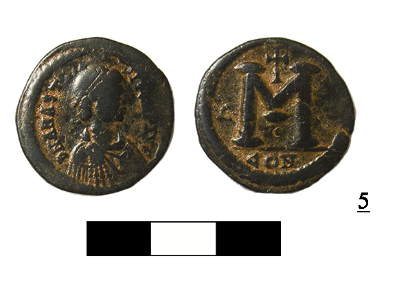 SINGOLO OGGETTO/ moneta, SECOLI/ V