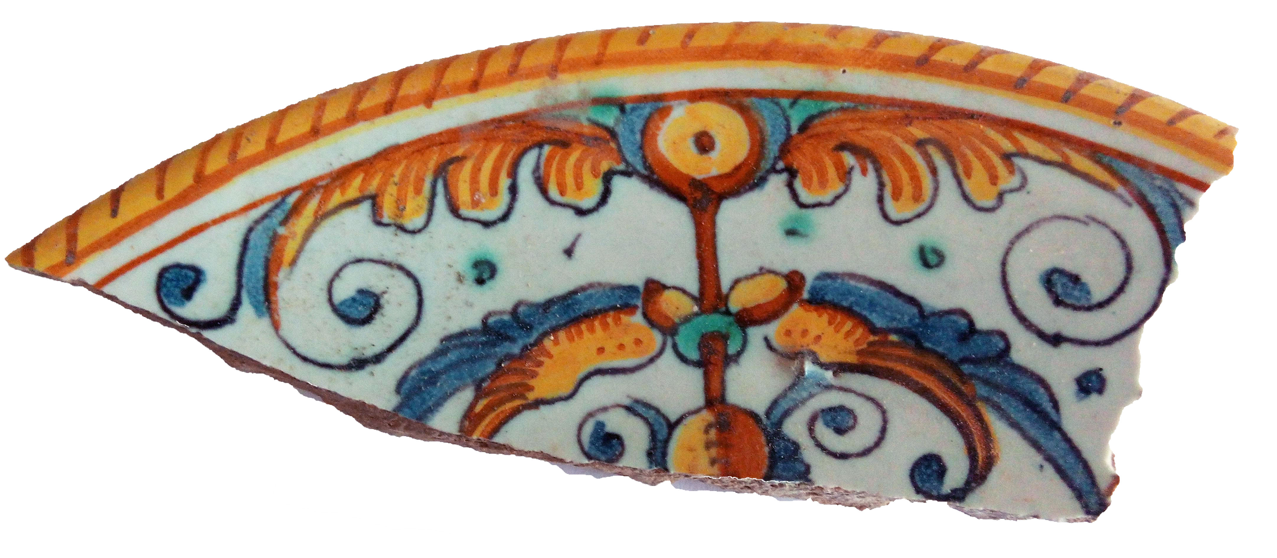 SINGOLO OGGETTO/ piatto, SECOLI/ XVI