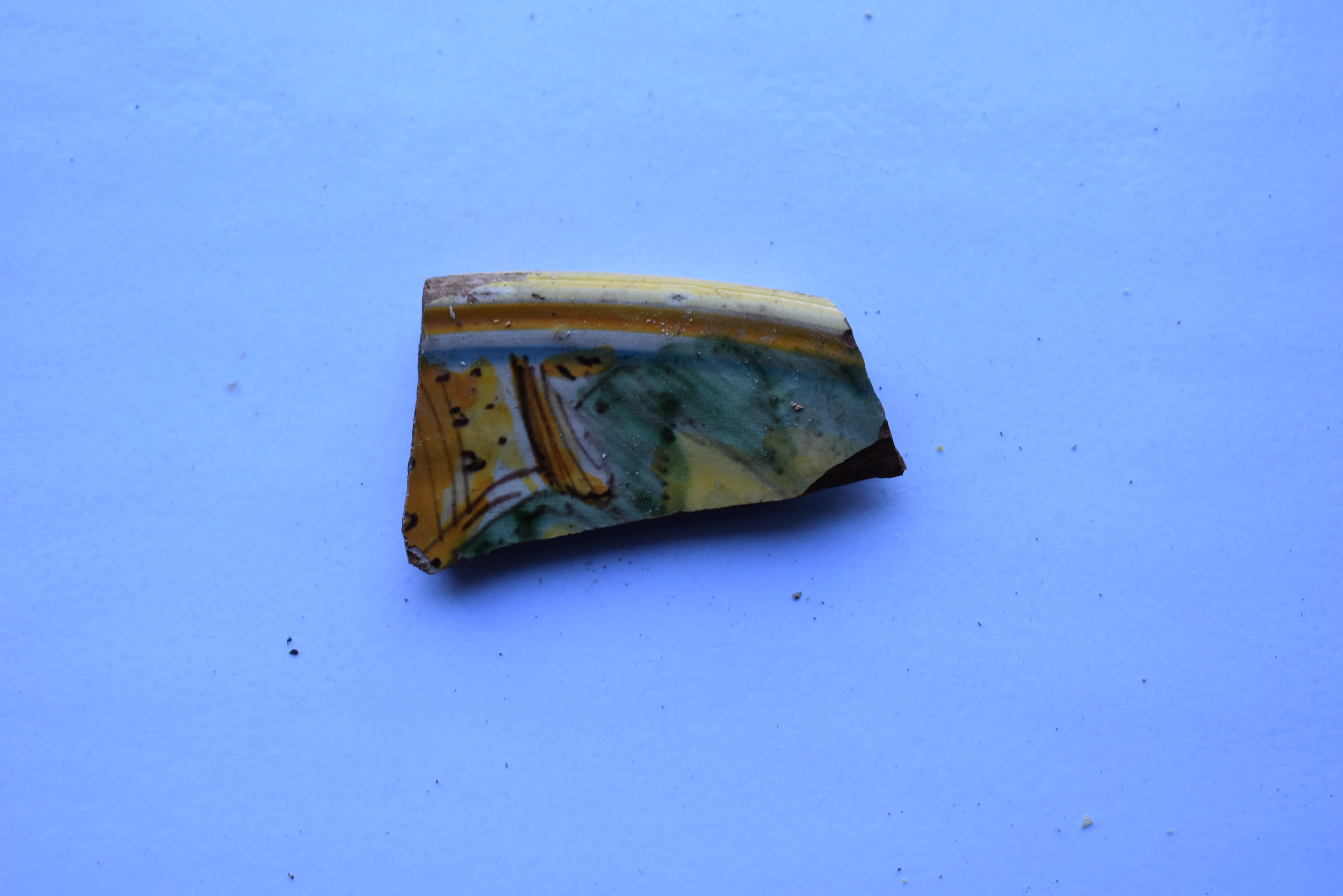 SINGOLO OGGETTO/ piatto, SECOLI/ XVII