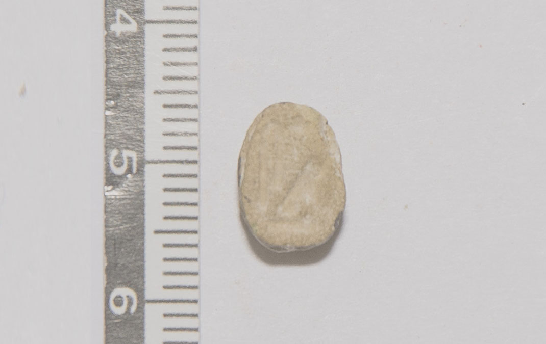 amuleto/ a forma di scarabeo (Eta' antica)