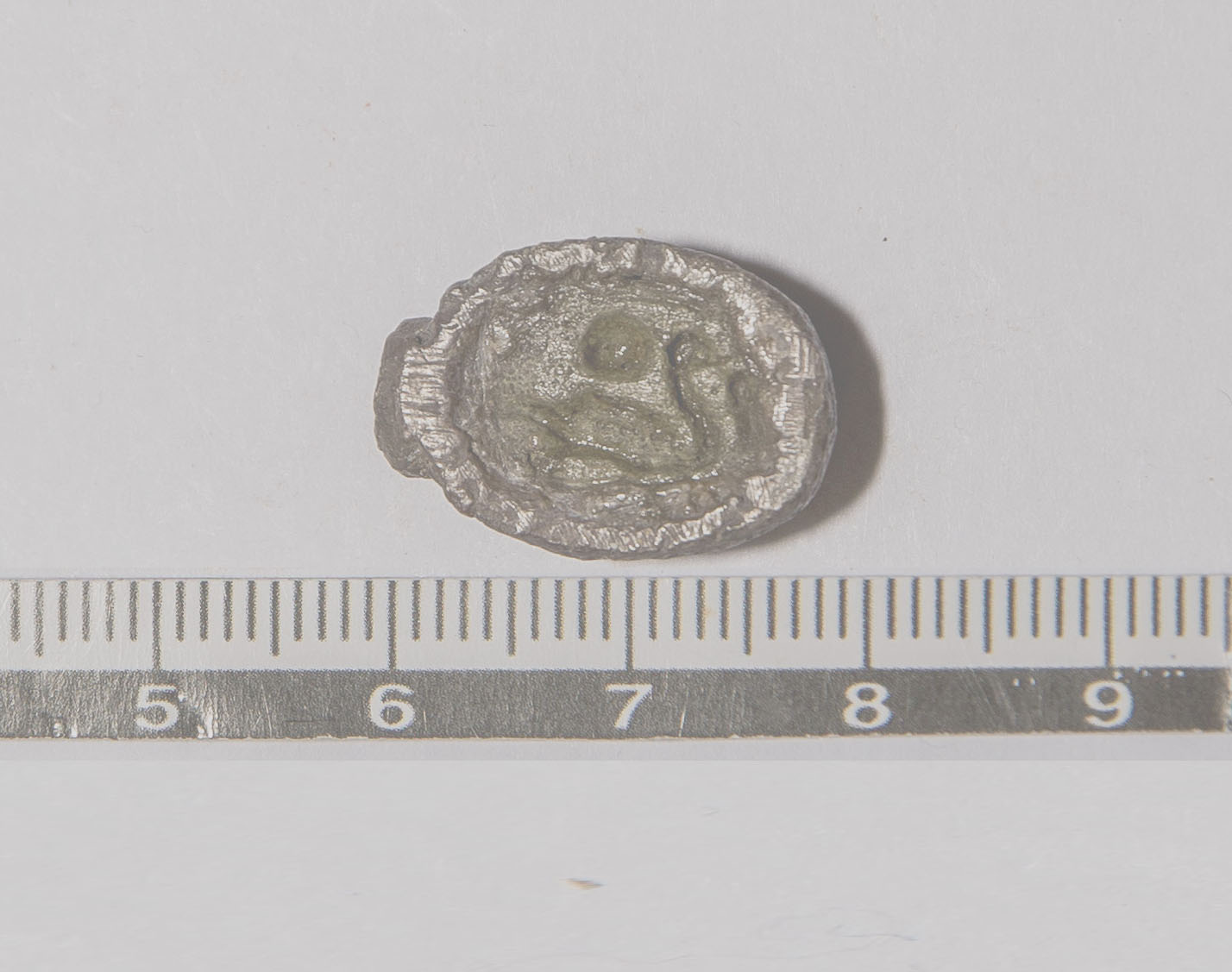 amuleto/ a forma di scarabeo (Eta' antica)