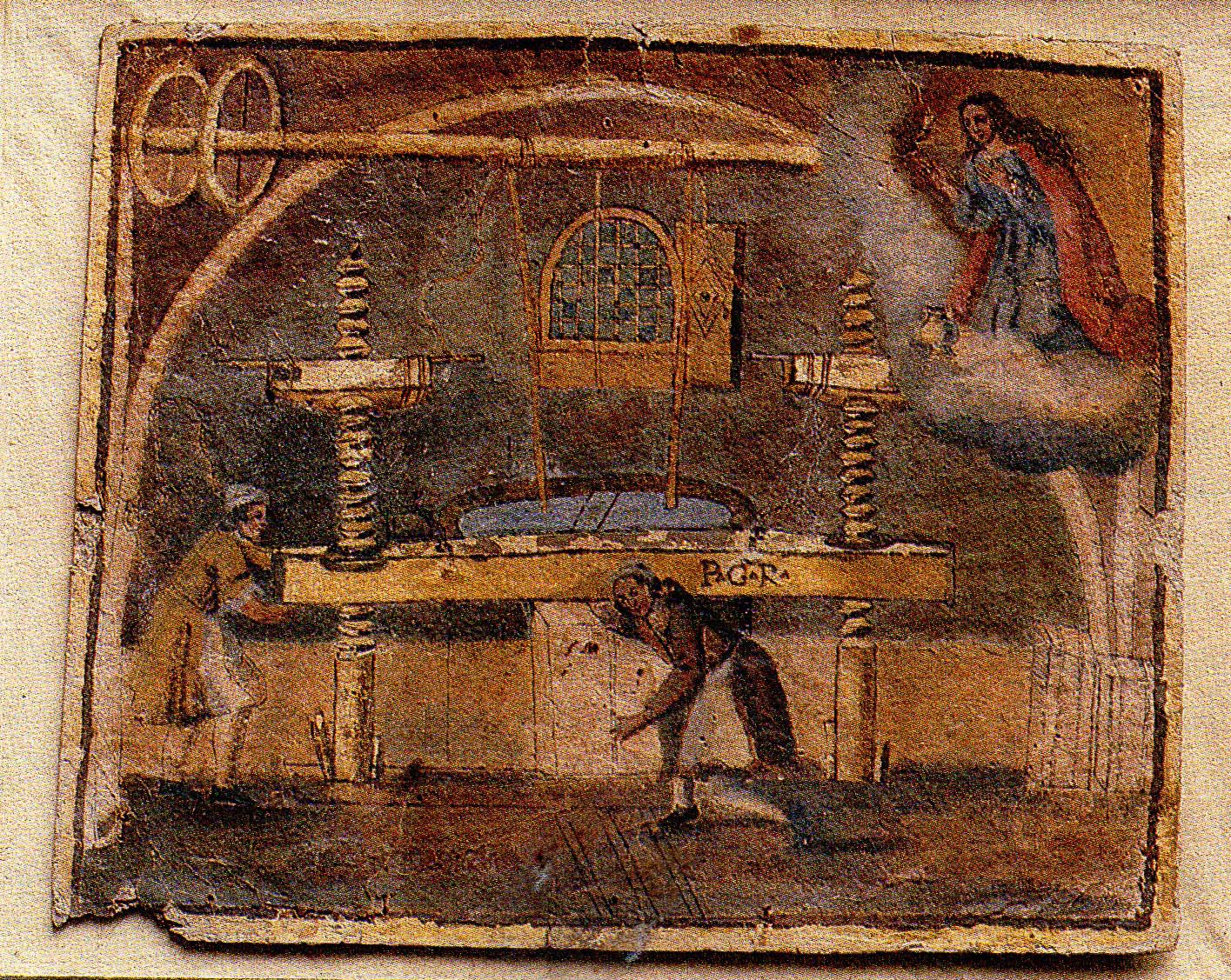 Arte della carta filigranata di Fabriano: Il racconto del miracolo di Santa Maria Maddalena protettrice dei cartai fabrianesi (XXI)