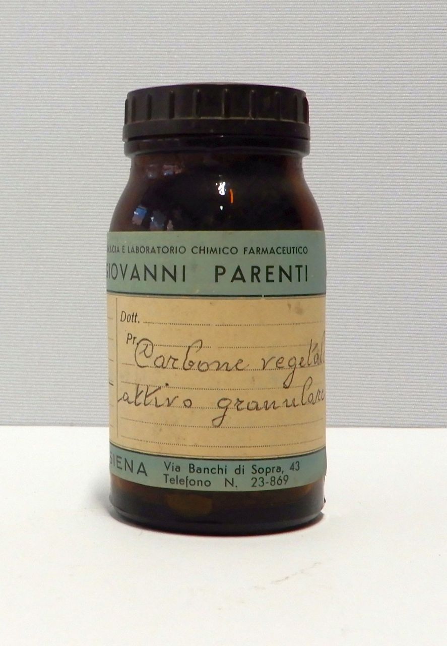 composto di origine vegetale di Farmacia e Laboratorio chimico farmaceutico Giovanni Parenti Siena (metà XX)