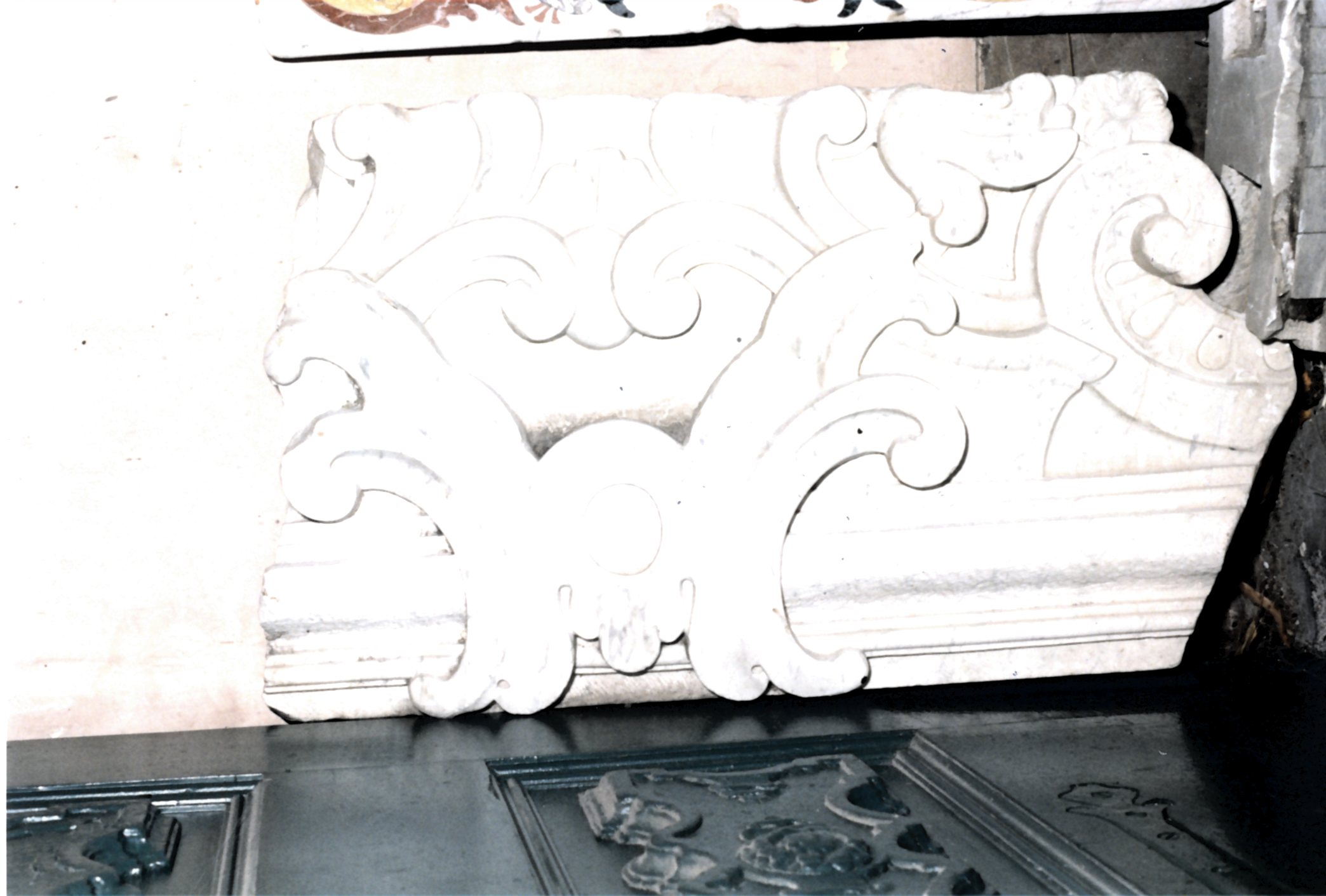 decorazione plastico-architettonica, frammento - ambito messinese (XVII)