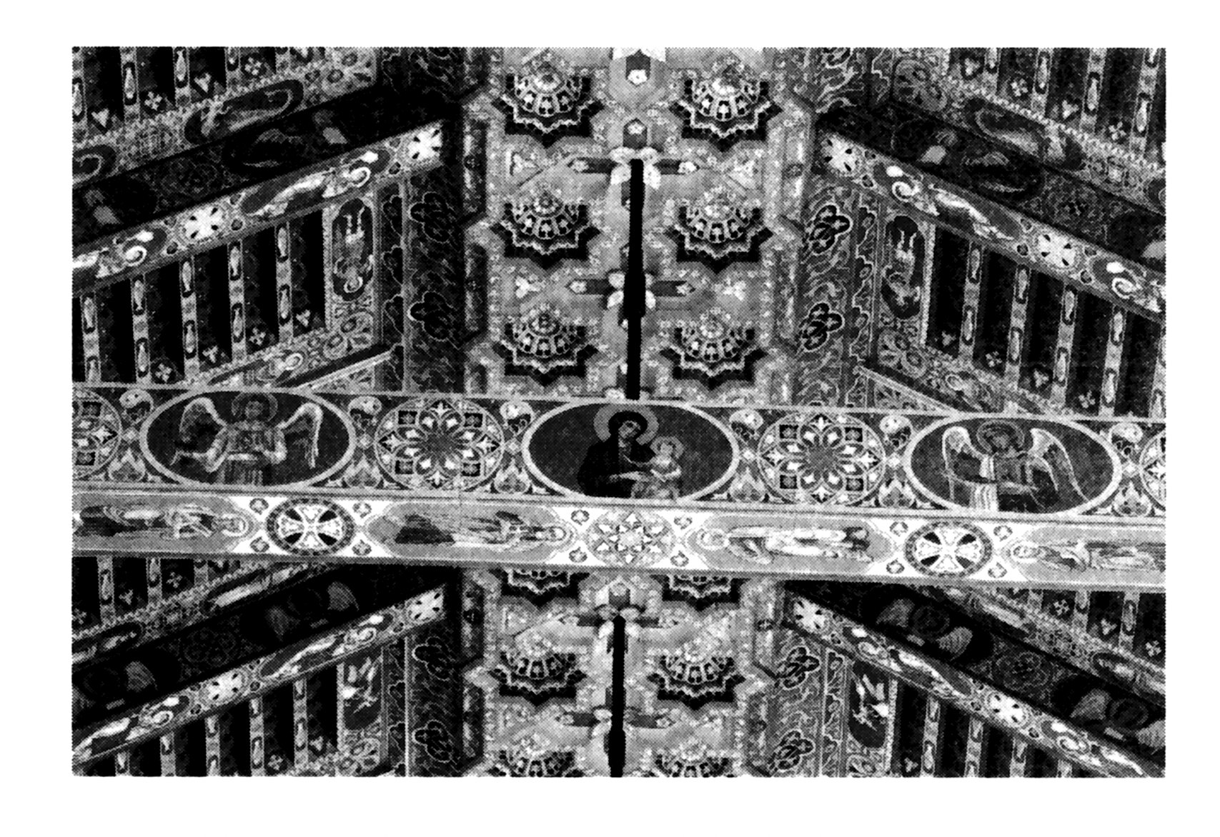 soffitto a capriate - ambito italiano (metà XX)