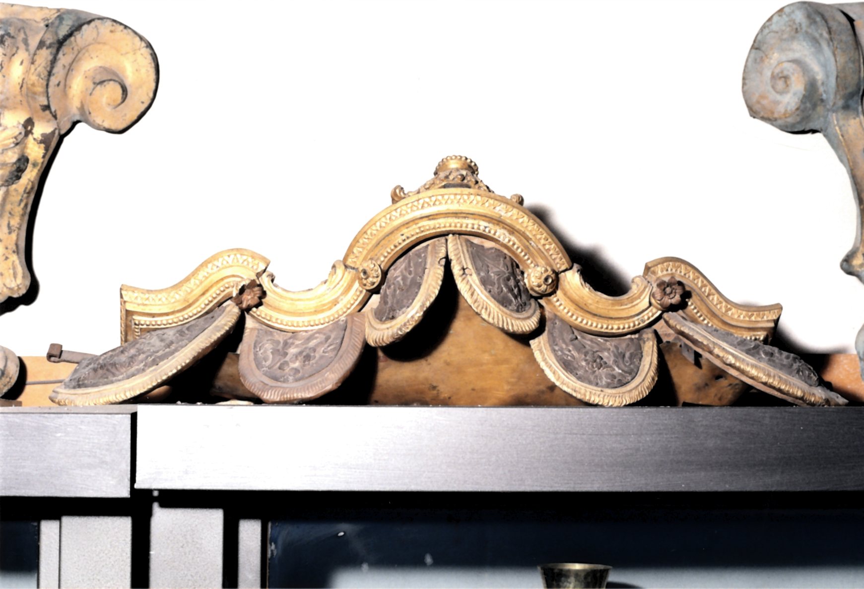 mostra di tabernacolo, elemento d'insieme - bottega siciliana (XIX)