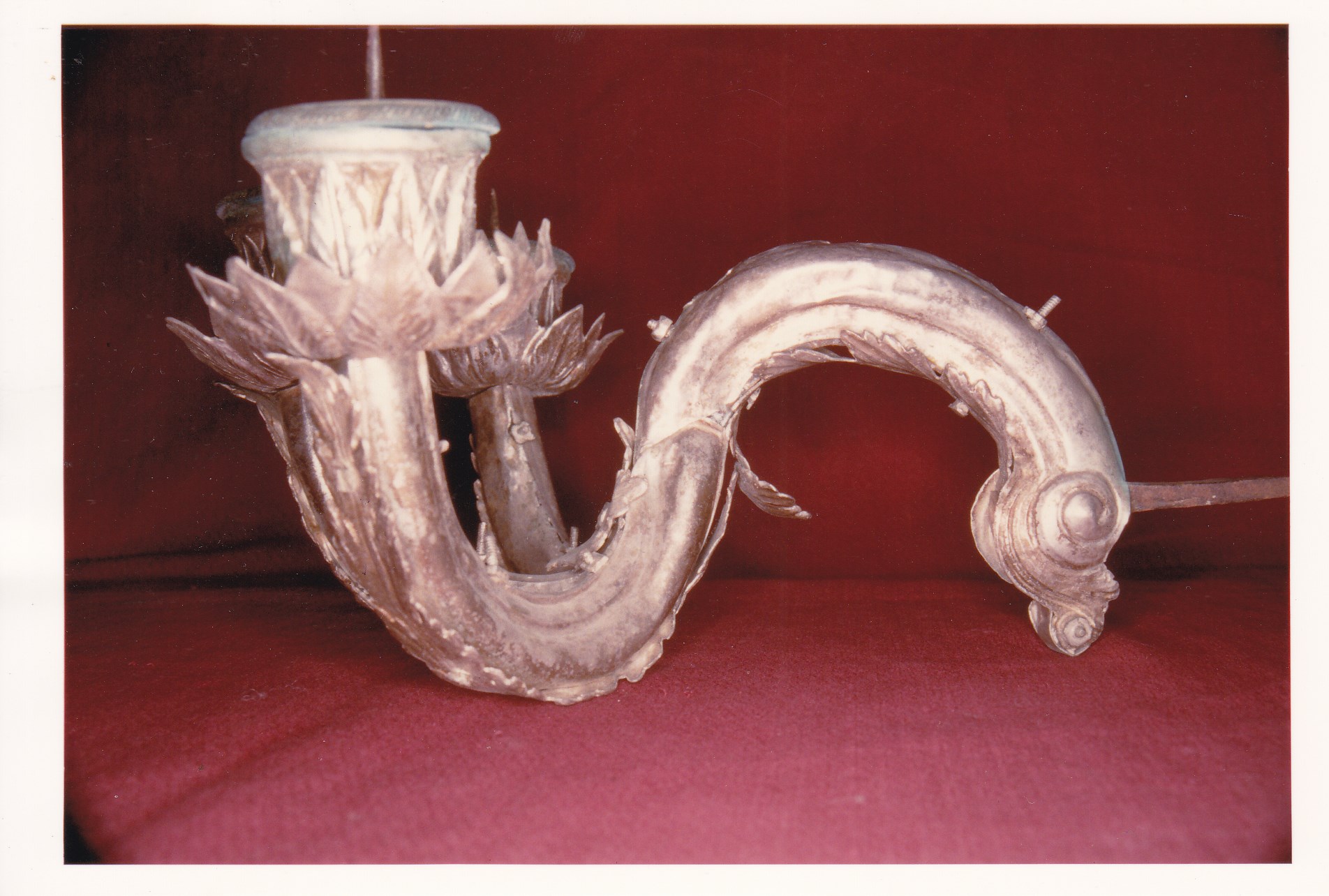 candeliere da parete - bottega messinese (primo quarto XIX)