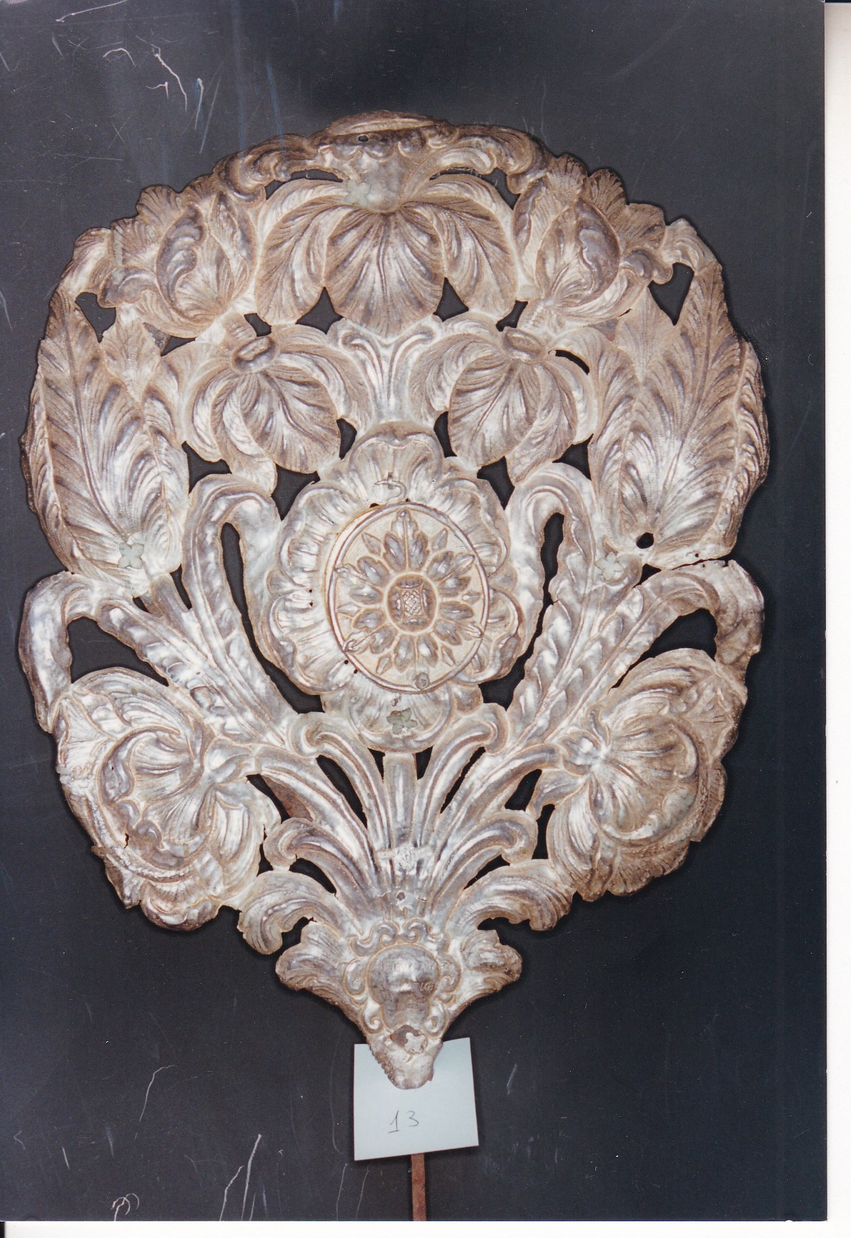 reliquiario fitomorfo - bottega messinese (fine XVII)