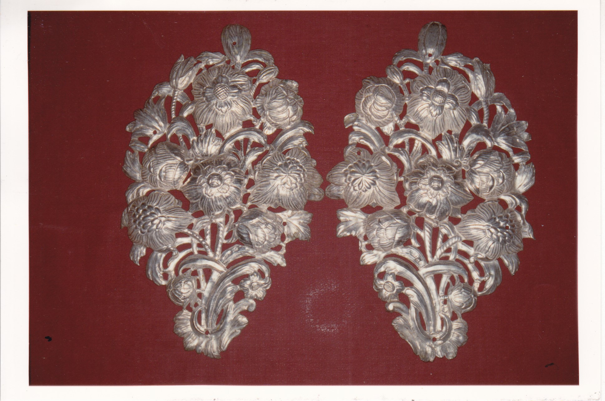 reliquiario fitomorfo, serie - bottega messinese (fine XVII)