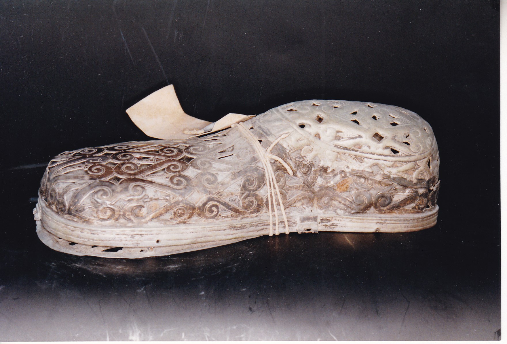 reliquiario antropomorfo - a piede - bottega messinese (seconda metà XVIII)