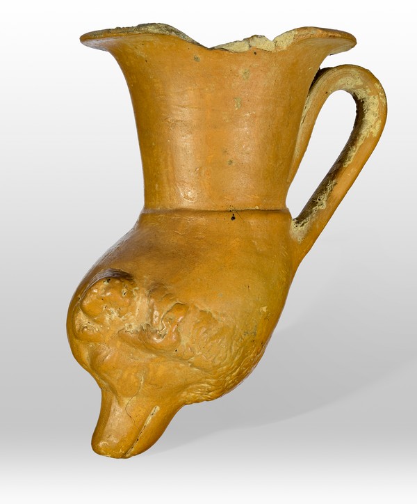 SINGOLO OGGETTO/ rhyton, SECOLI/ IV a.C