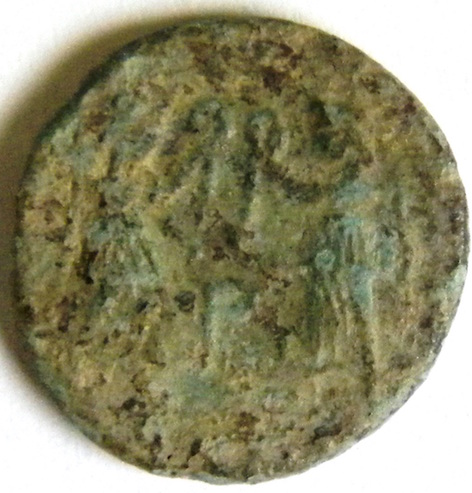 SINGOLO OGGETTO/ moneta, IV sec. d.C